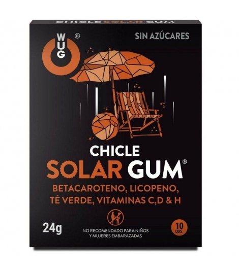 Chicles Solar Gum 10 Uds