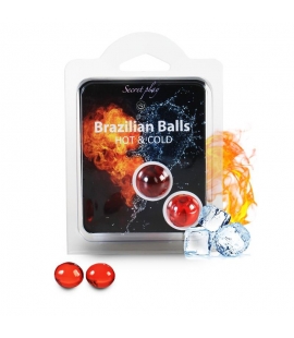 Secret Play Set 2 Brazilian Balls Efecto Hot Cold