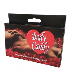 Polvos Comestibles Body Candy Sabor Fresa 2x16gr