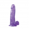 Dildo Jelly Studs 8 Púrpura