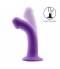 Bouncy Dildo Silicone Flexible Hiper Flexible 7.5 - 19 cm Talla L Púrpura