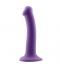 Bouncy Dildo Silicona Líquida Hiper Flexible 7 - 18 cm Talla M Púrpura