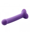 Bouncy Dildo Silicona Líquida Hiper Flexible 7 - 18 cm Talla M Púrpura